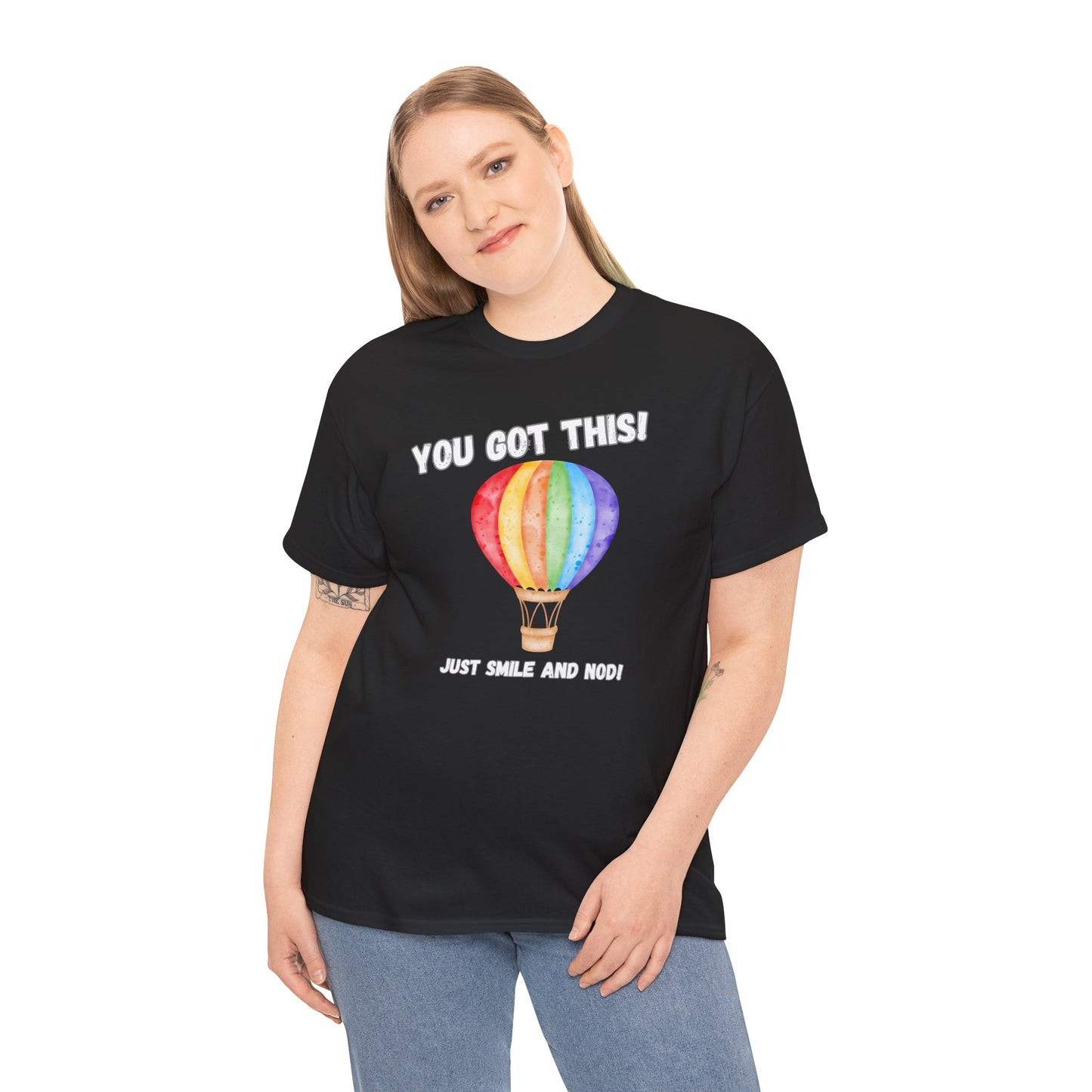 Inspirational Hot Air Balloon Tee - "You Got This!"