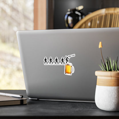 Friday Beer, Kiss-Cut Vinyl Decals