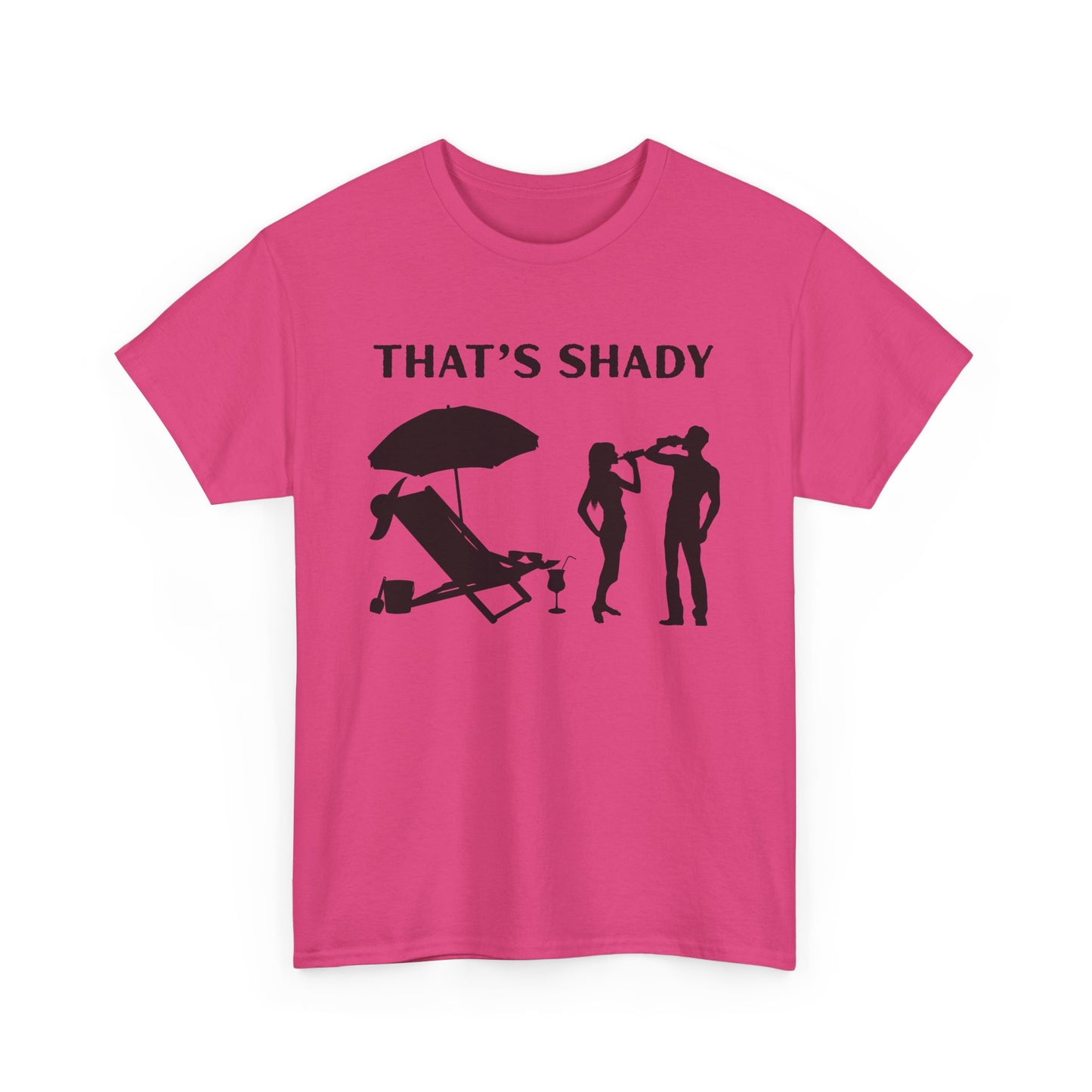 Funny Summer Tee, That's Shady Quote T-Shirt, Beach Dad Gift, Pool Party Outfits, Vacation Humor Tee, Unisex Cotton Shirt