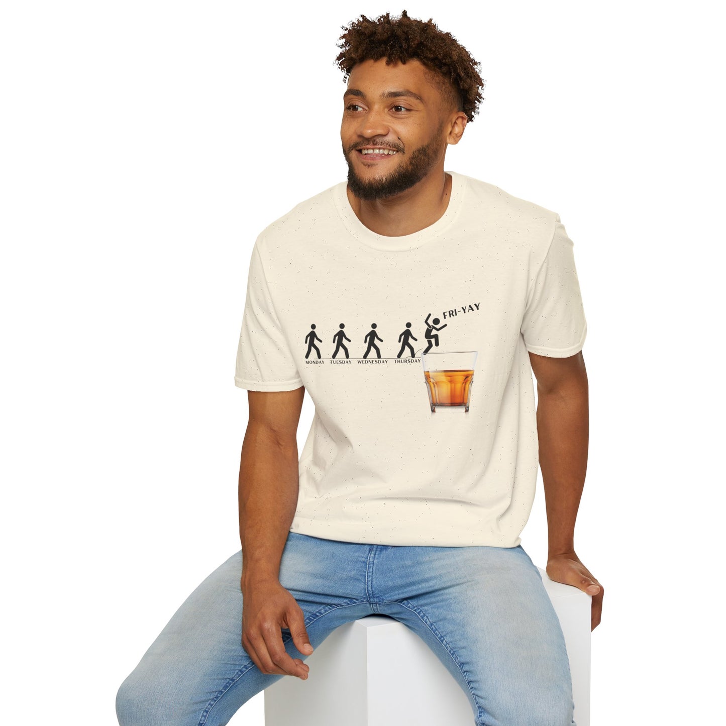 Fri-YAY Whiskey, Softstyle T-Shirt