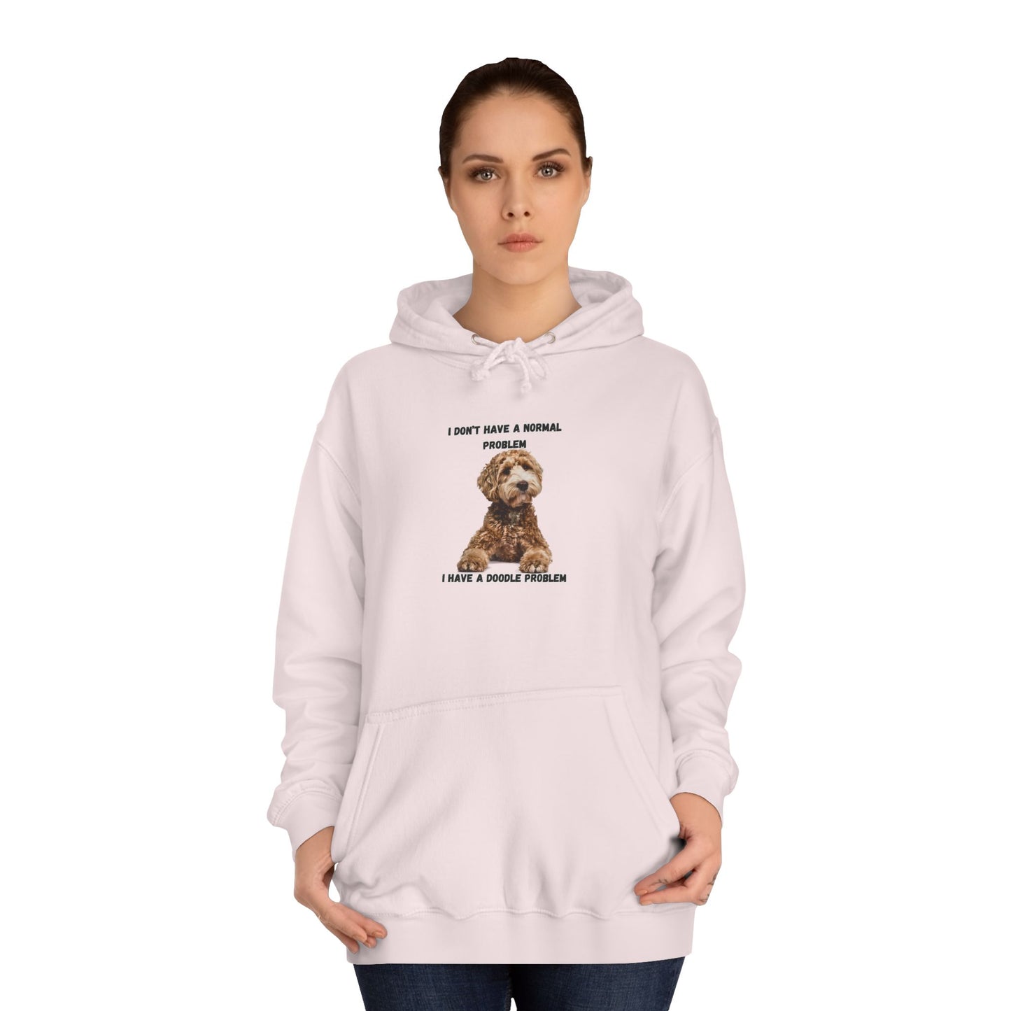 I have a Doodle Problem, Unisex College Hoodie