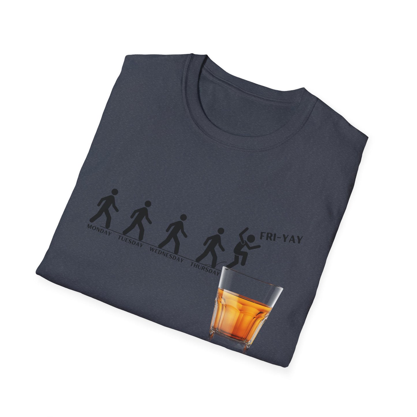 Fri-YAY Whiskey, Softstyle T-Shirt