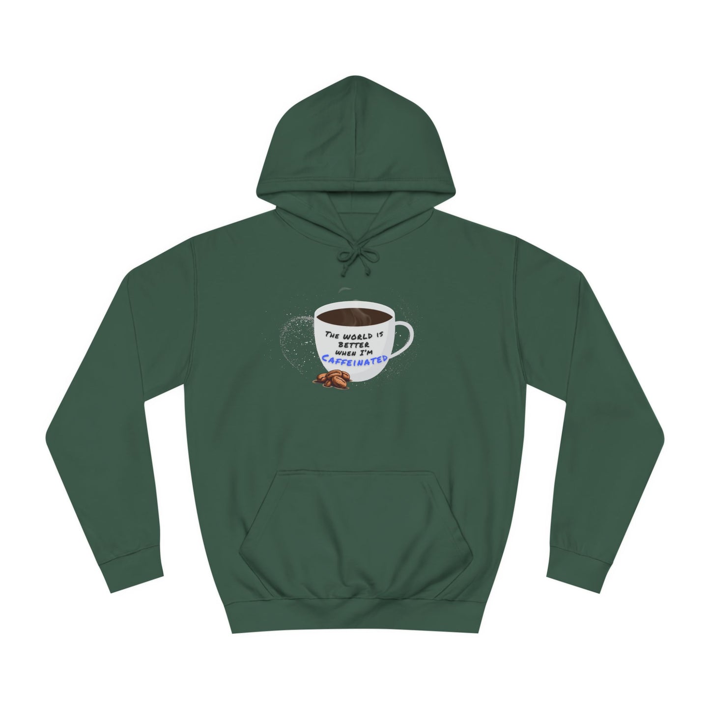 Caffeine Lover Hoodie - Unisex College Hoodie