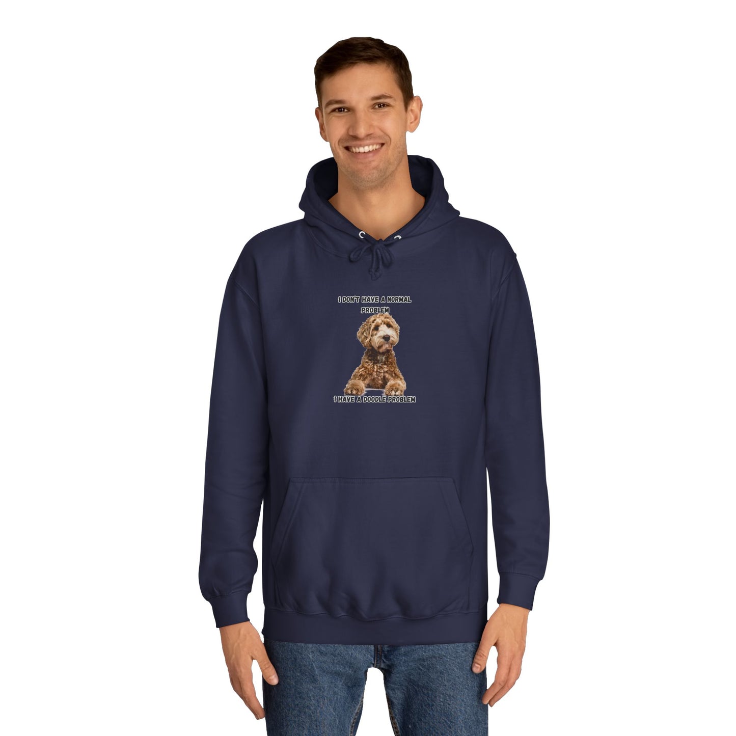 I have a Doodle Problem, Unisex College Hoodie