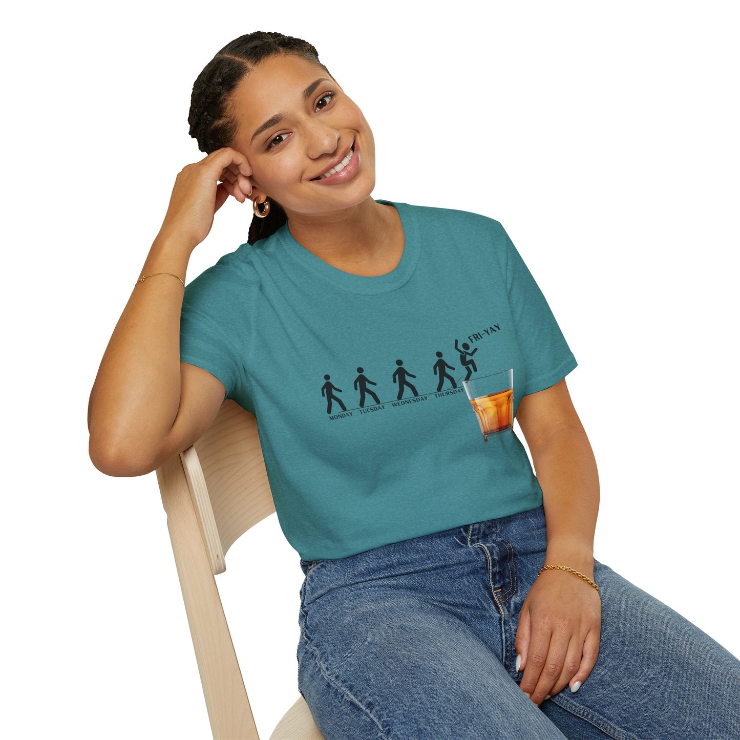 Fri-YAY Whiskey, Softstyle T-Shirt