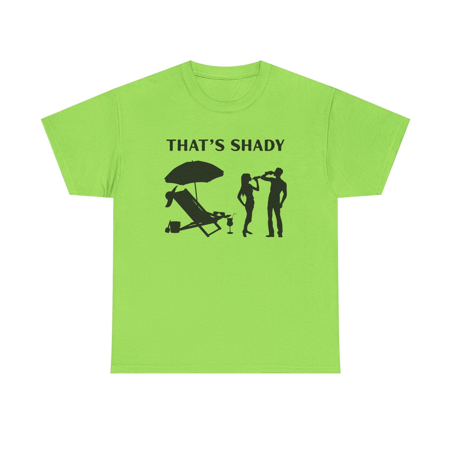 Funny Summer Tee, That's Shady Quote T-Shirt, Beach Dad Gift, Pool Party Outfits, Vacation Humor Tee, Unisex Cotton Shirt