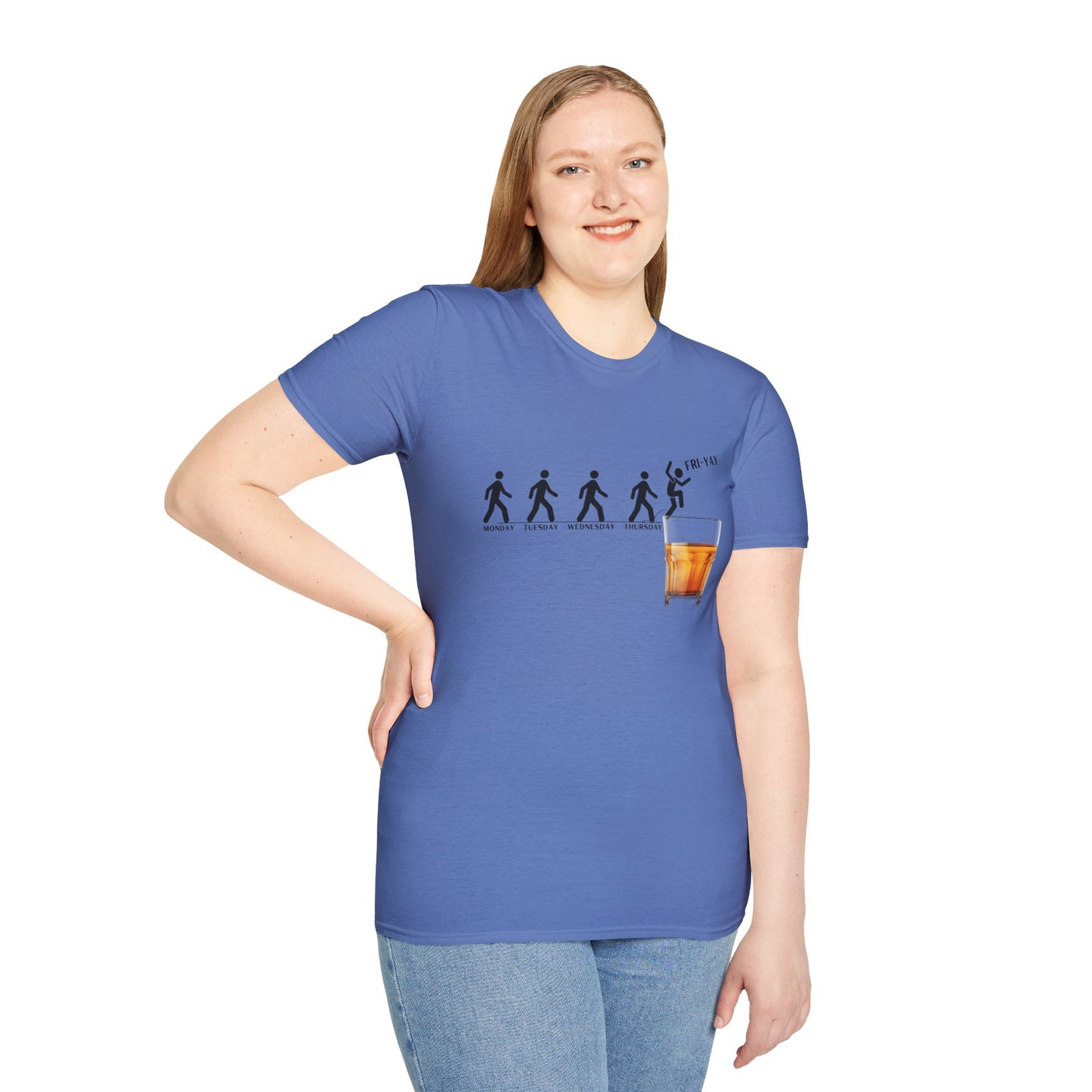 Fri-YAY Whiskey, Softstyle T-Shirt
