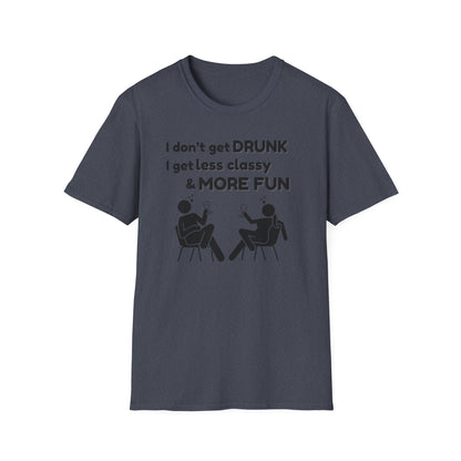 Less Classy More Fun, Unisex Softstyle T-Shirt