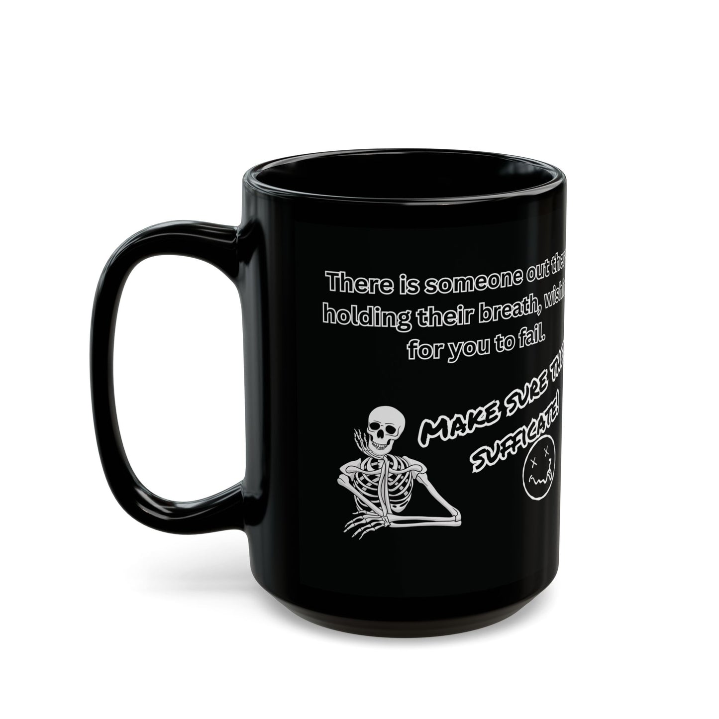 Skeleton, Black Mug (11oz, 15oz)