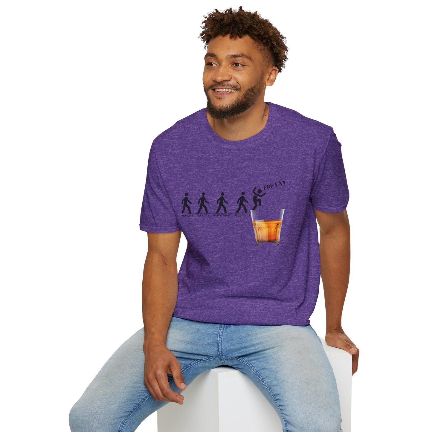Fri-YAY Whiskey, Softstyle T-Shirt