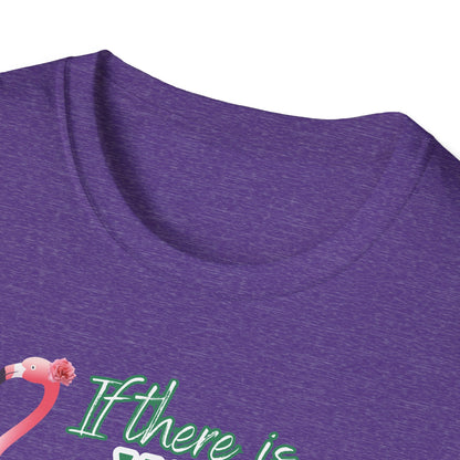 If there is wine there is a way, Unisex Softstyle T-Shirt