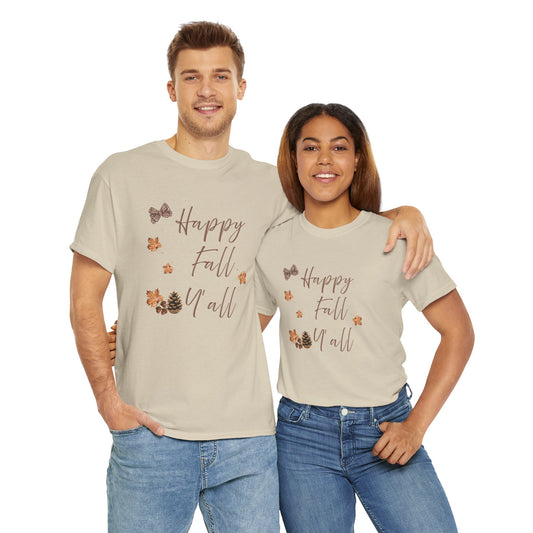 Happy Full Y'all Unisex Heavy Cozy Tee