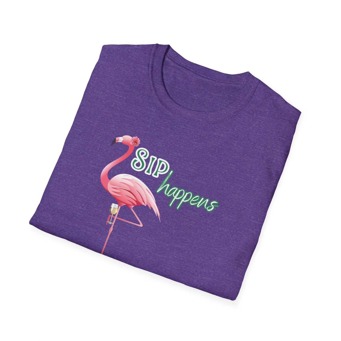 Sip Happens, Unisex Softstyle T-Shirt