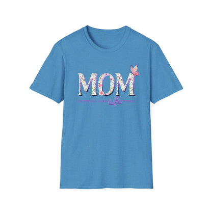 Floral Butterfly MOM T-Shirt - Perfect Gift for Mother's Day