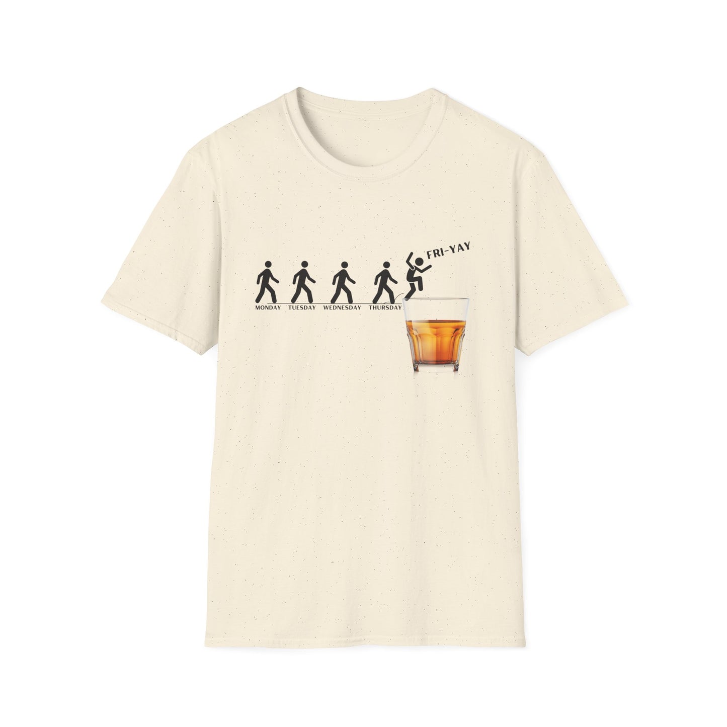 Fri-YAY Whiskey, Softstyle T-Shirt