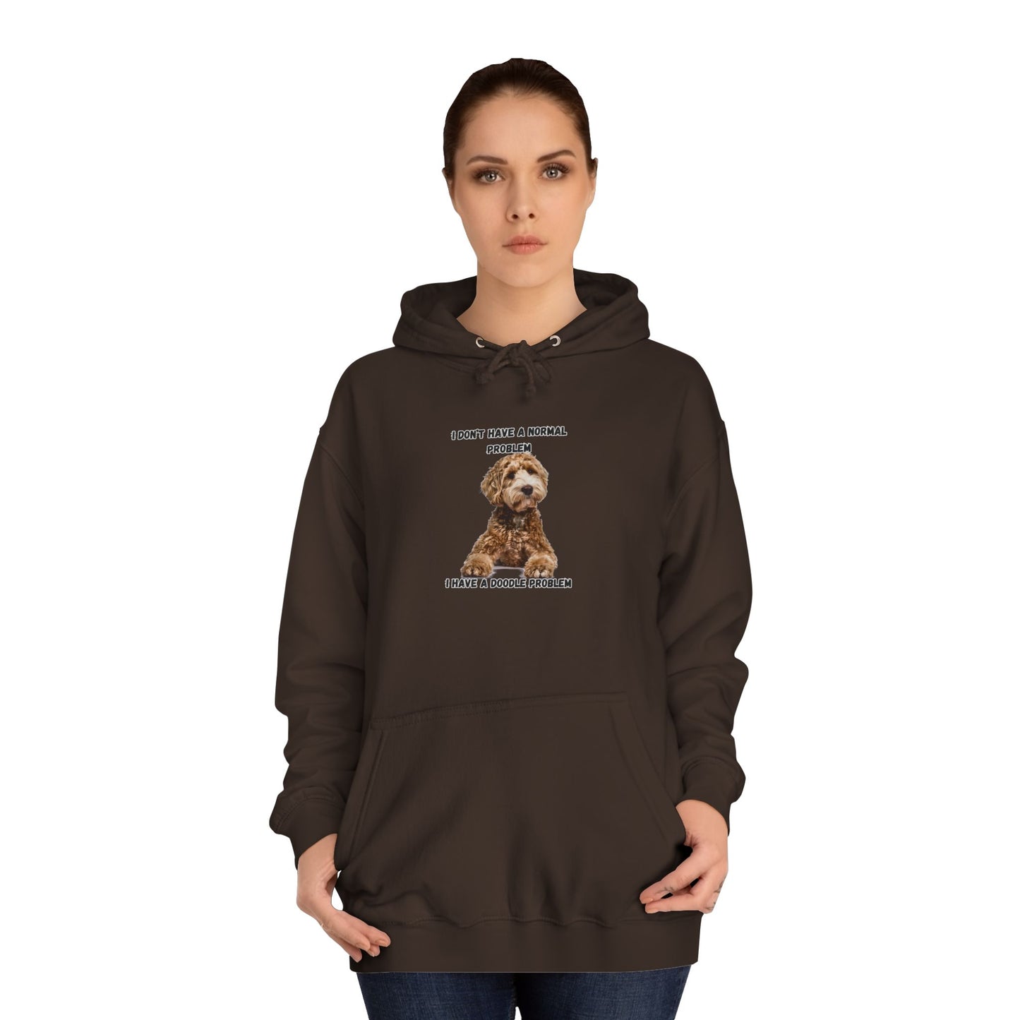 I have a Doodle Problem, Unisex College Hoodie