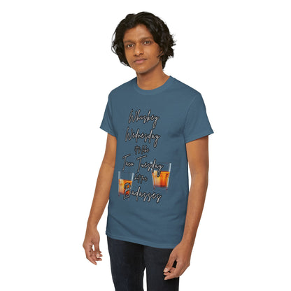 Whiskey Wednesday, Unisex Heavy Cotton Tee