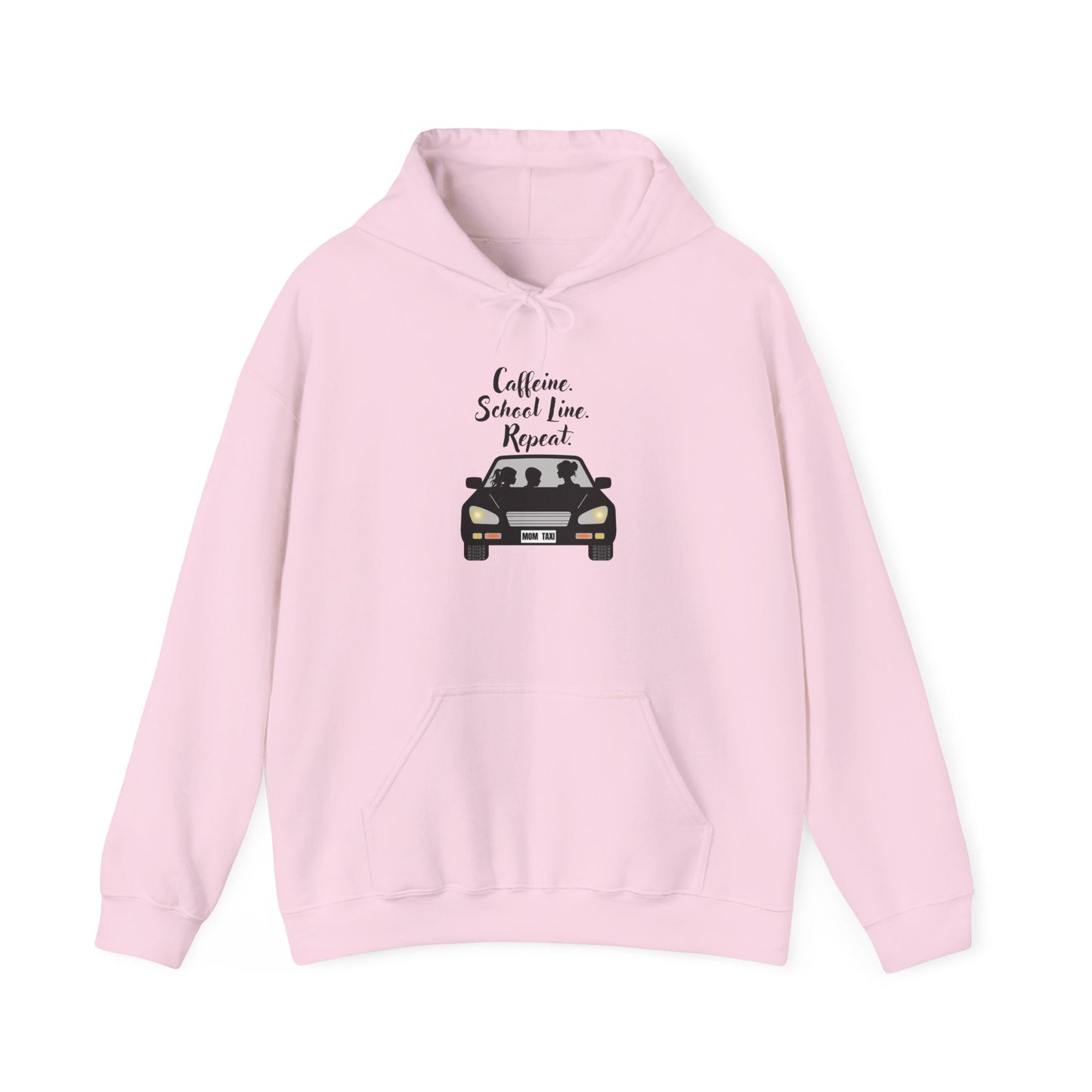 Caffeine, Car, Time Repeat Hoodie | Cozy Unisex Sweatshirt for Coffee Lovers