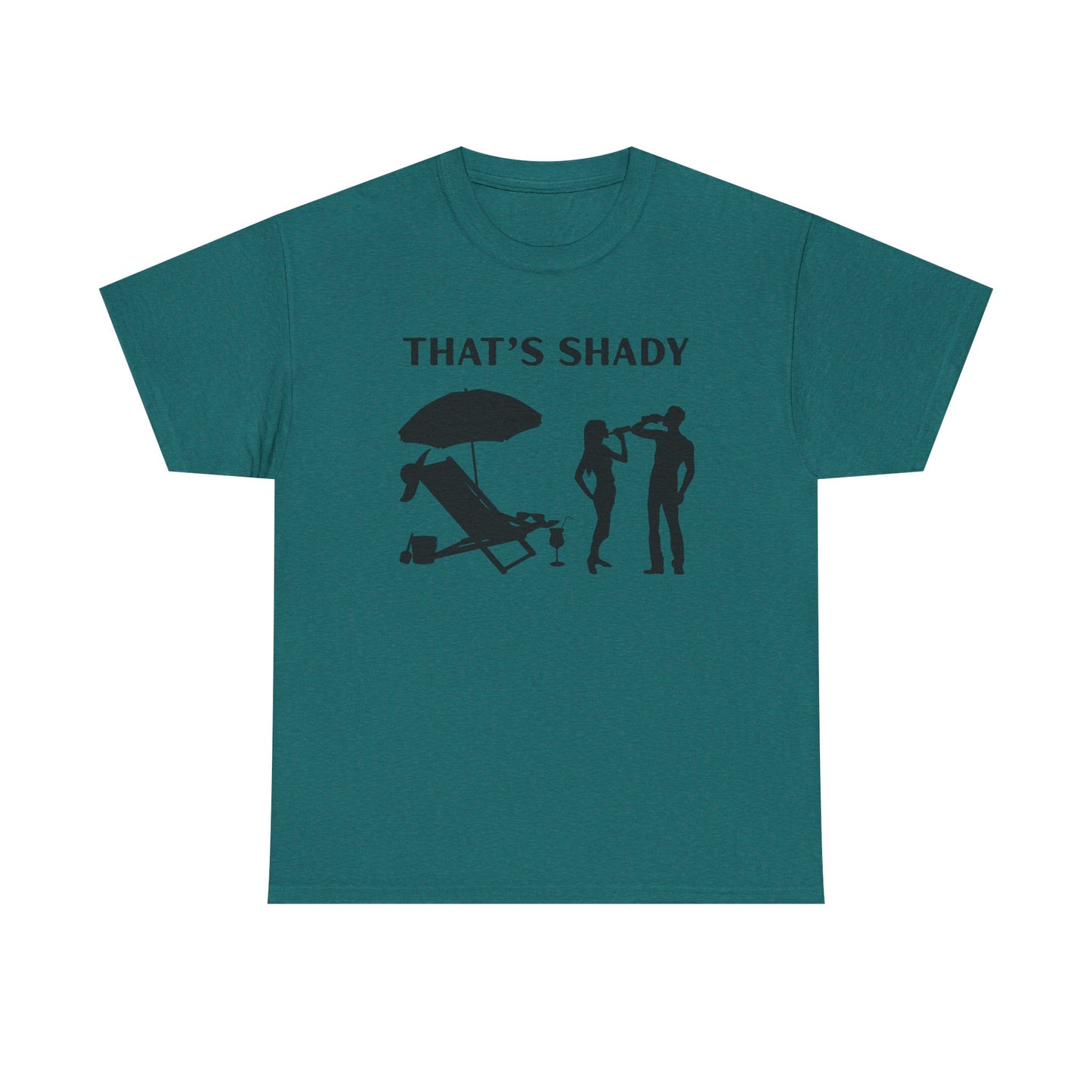 Funny Summer Tee, That's Shady Quote T-Shirt, Beach Dad Gift, Pool Party Outfits, Vacation Humor Tee, Unisex Cotton Shirt