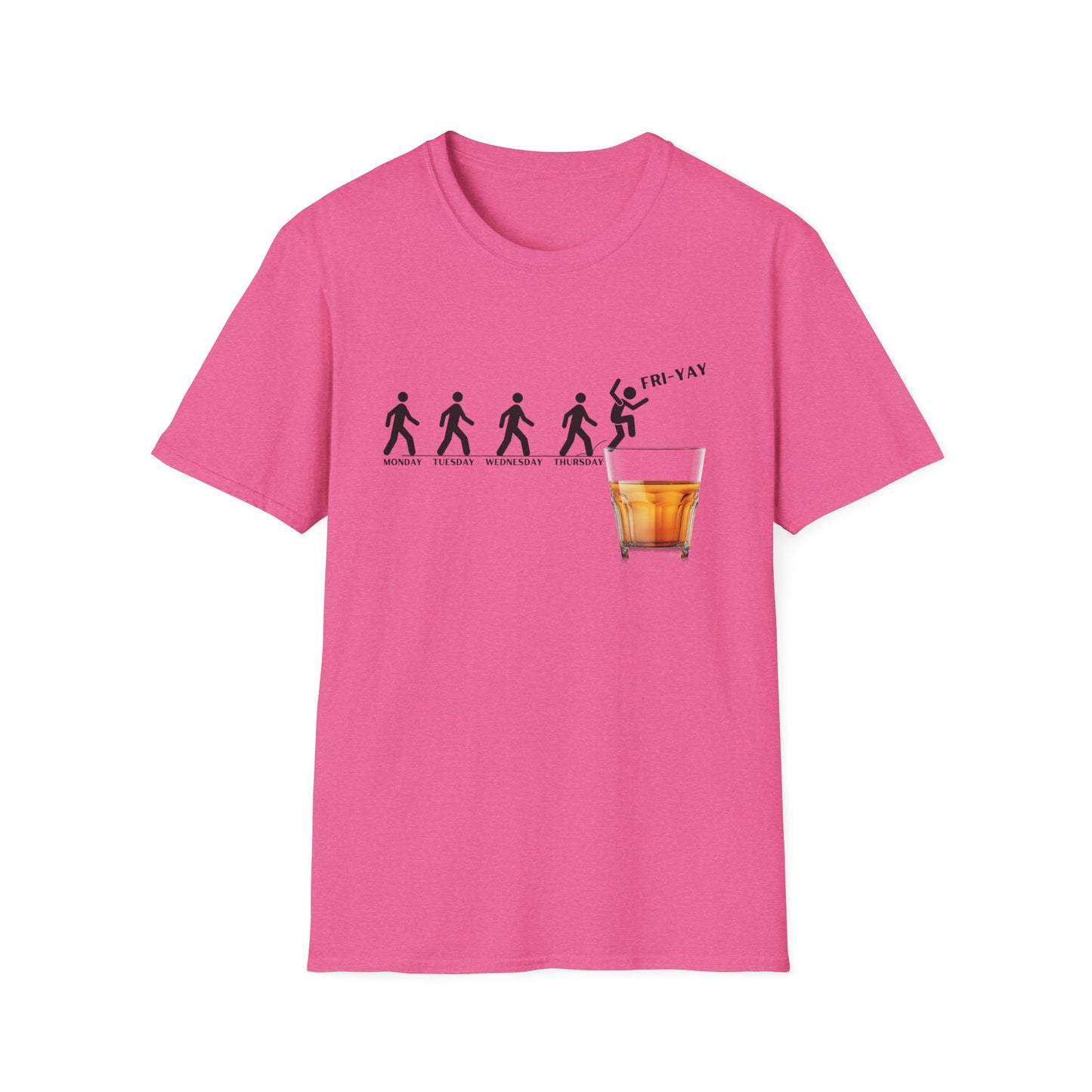 Fri-YAY Whiskey, Softstyle T-Shirt