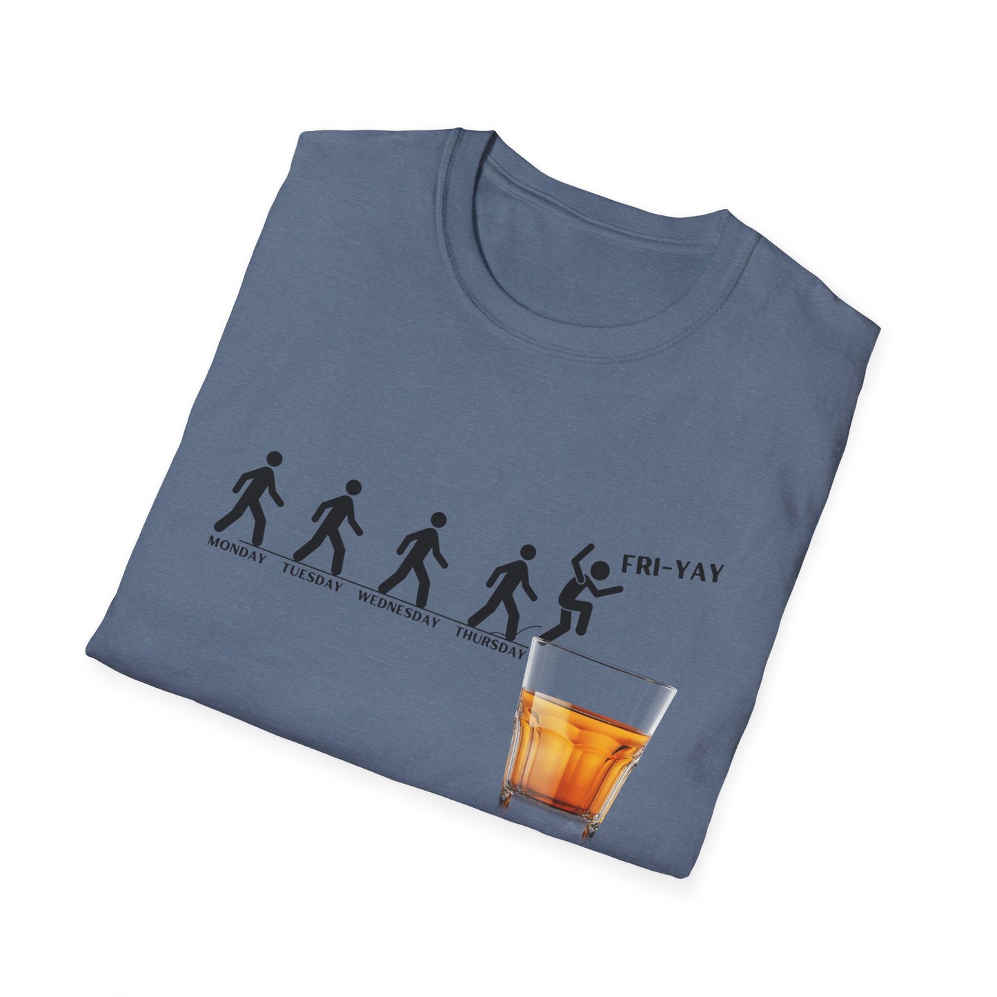 Fri-YAY Whiskey, Softstyle T-Shirt