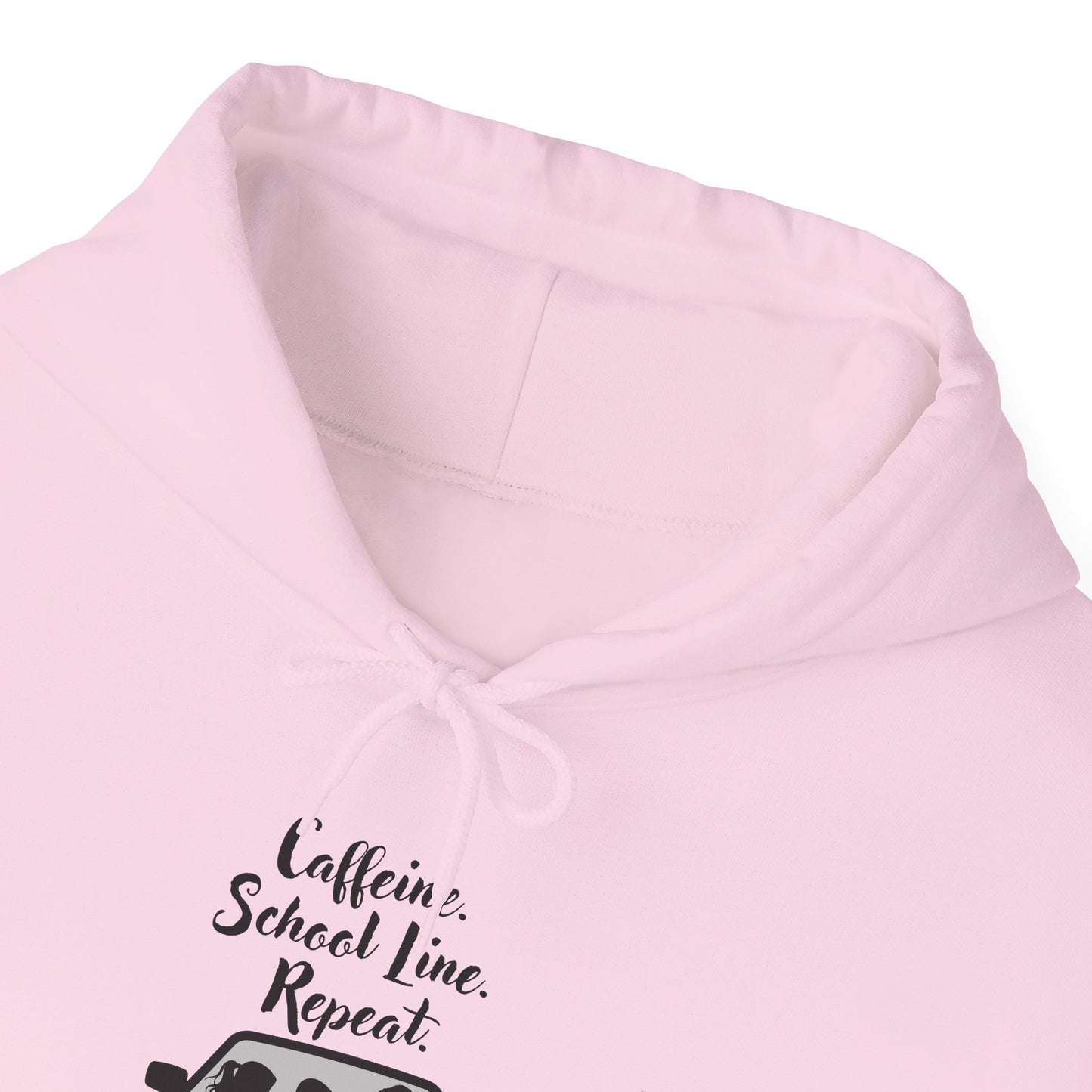 Caffeine, Car, Time Repeat Hoodie | Cozy Unisex Sweatshirt for Coffee Lovers