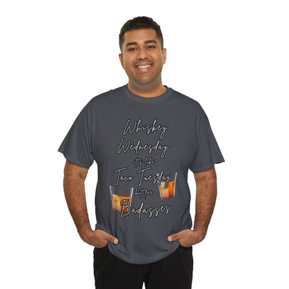 Whiskey Wednesday, Unisex Heavy Cotton Tee