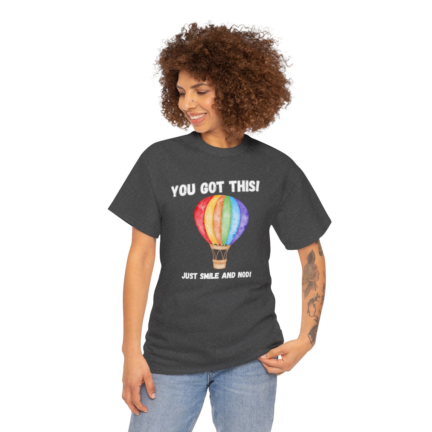 Inspirational Hot Air Balloon Tee - "You Got This!"