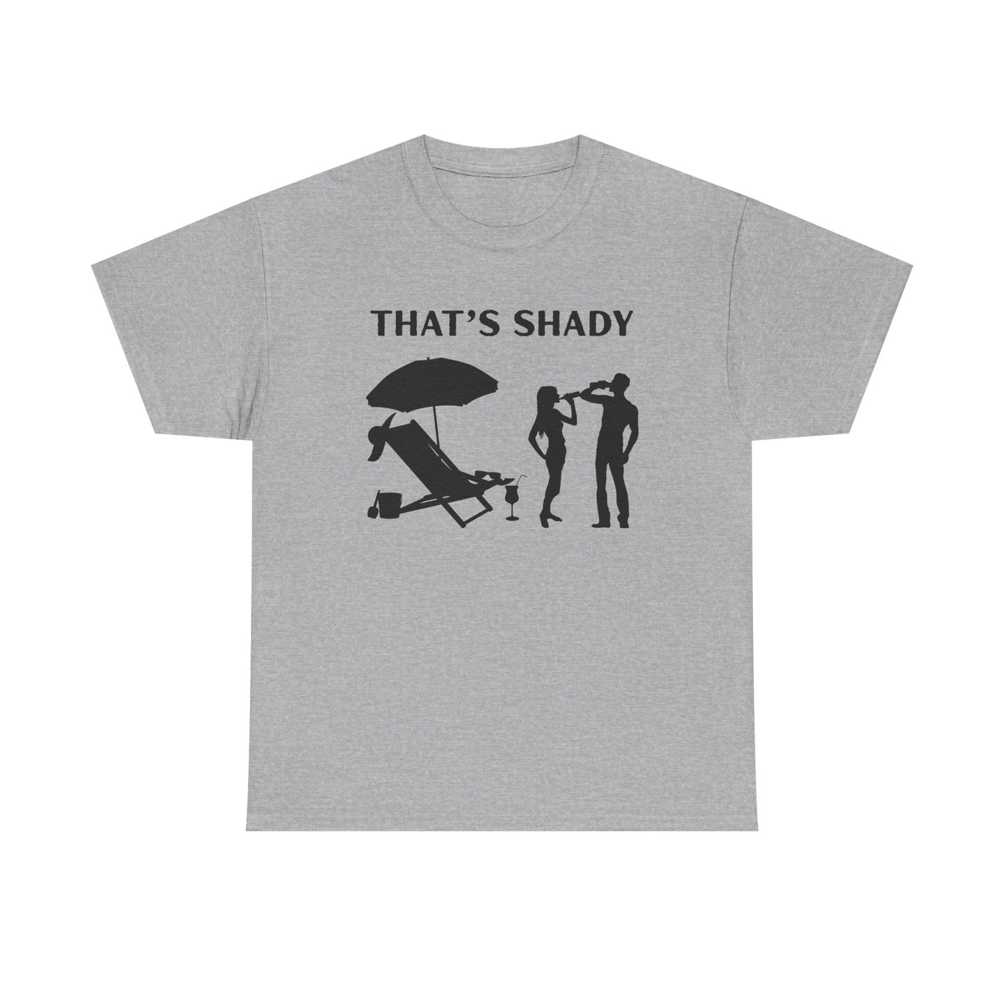 Funny Summer Tee, That's Shady Quote T-Shirt, Beach Dad Gift, Pool Party Outfits, Vacation Humor Tee, Unisex Cotton Shirt