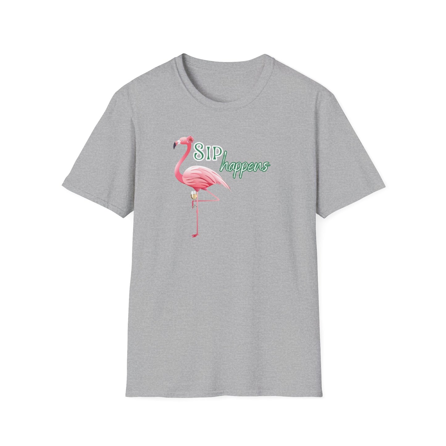 Sip Happens, Unisex Softstyle T-Shirt