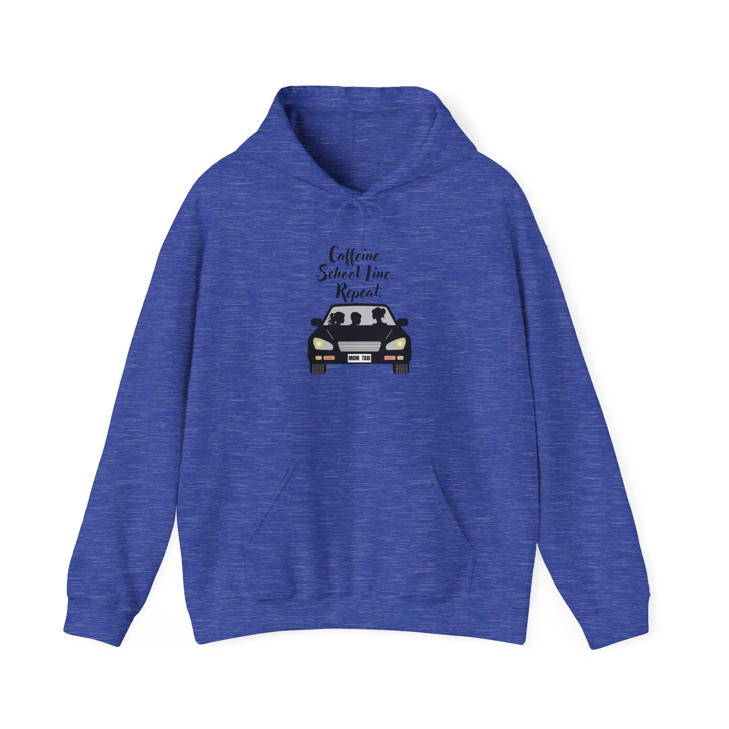 Caffeine, Car, Time Repeat Hoodie | Cozy Unisex Sweatshirt for Coffee Lovers