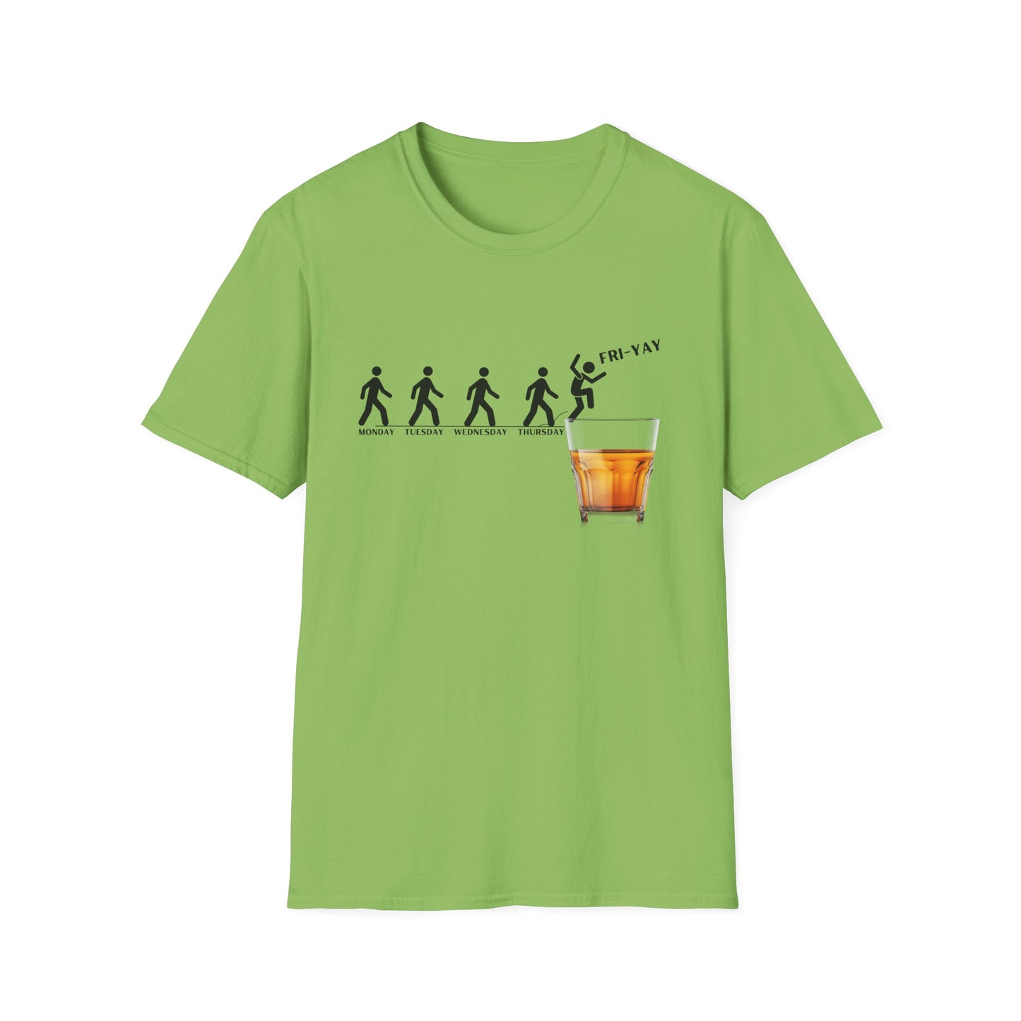 Fri-YAY Whiskey, Softstyle T-Shirt