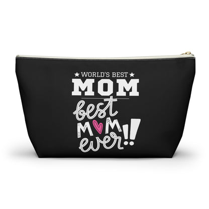 World's Best Mom Accessory Pouch - Perfect Gift for Mother's Day