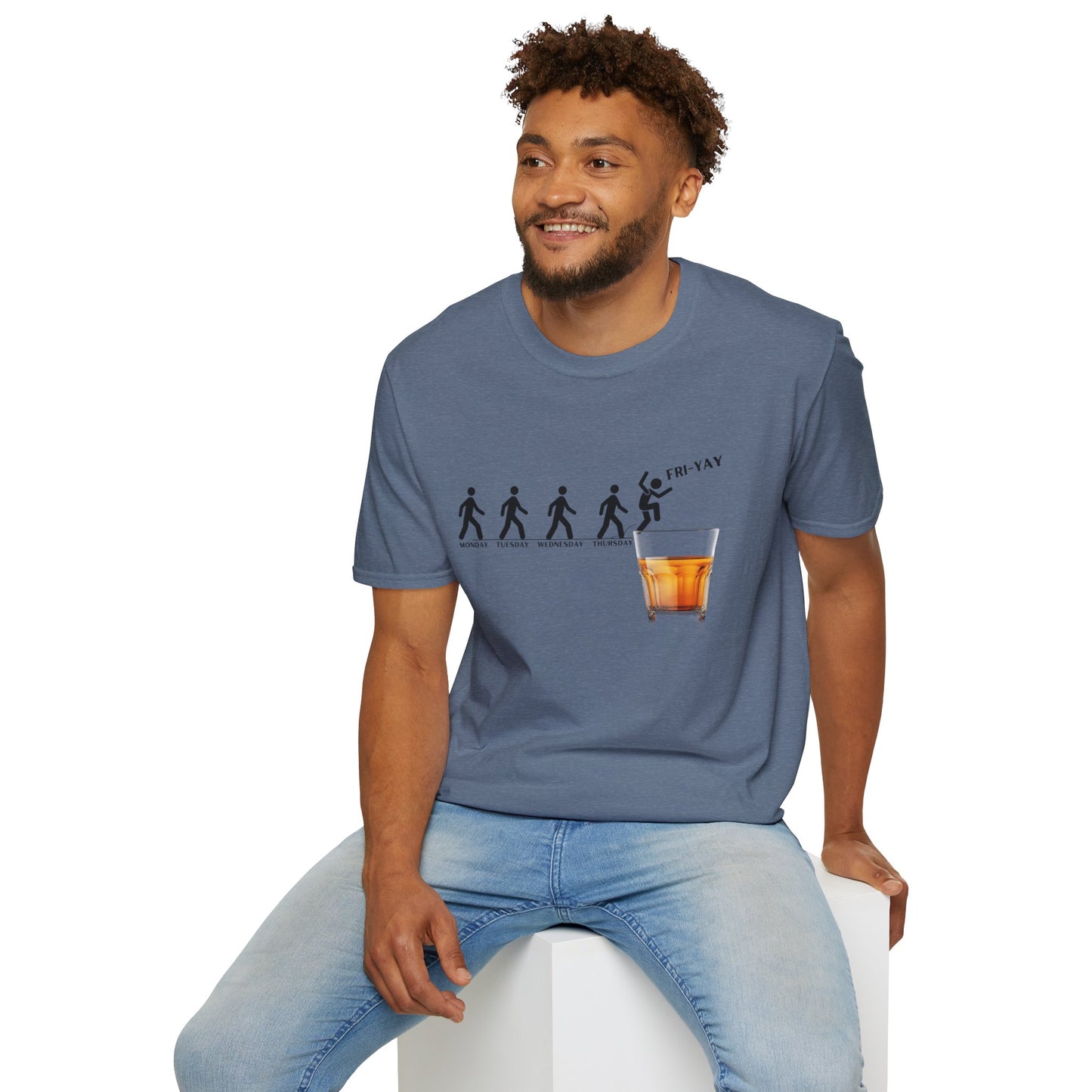 Fri-YAY Whiskey, Softstyle T-Shirt