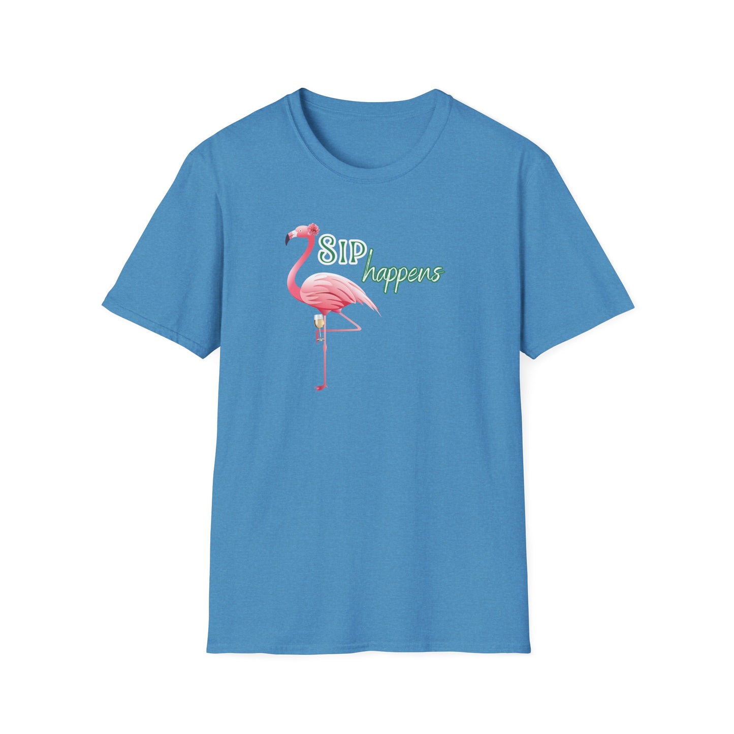 Sip Happens, Unisex Softstyle T-Shirt