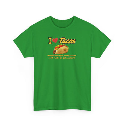 I Love Tacos Tee, Taco Lover Shirt, Foodie Apparel, Funny Gift for Taco Tuesday, Perfect for Foodie Celebrations, Casual [...]
