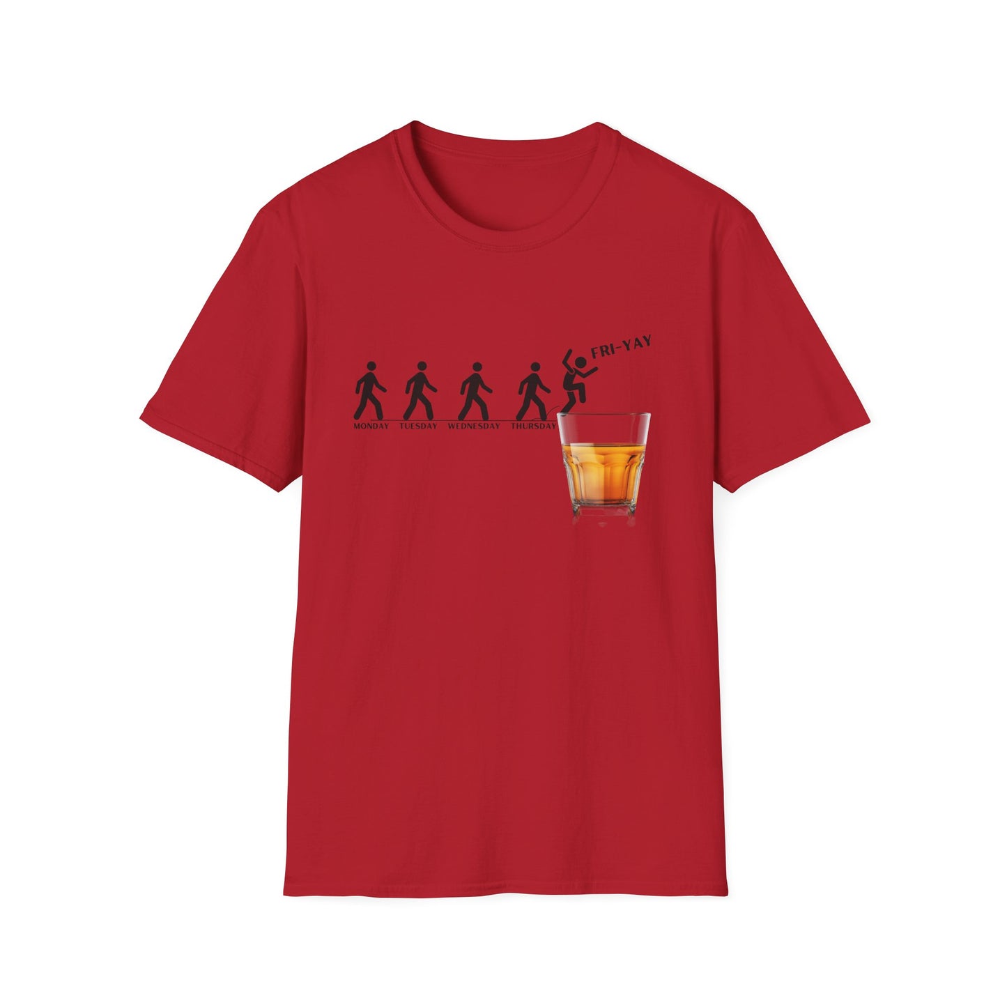 Fri-YAY Whiskey, Softstyle T-Shirt