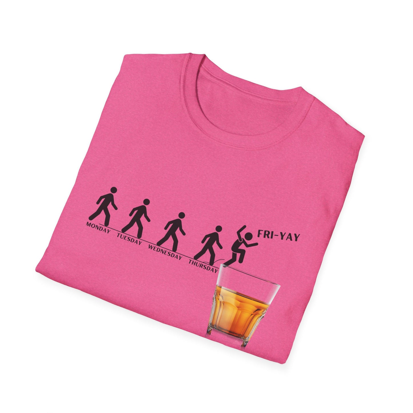 Fri-YAY Whiskey, Softstyle T-Shirt