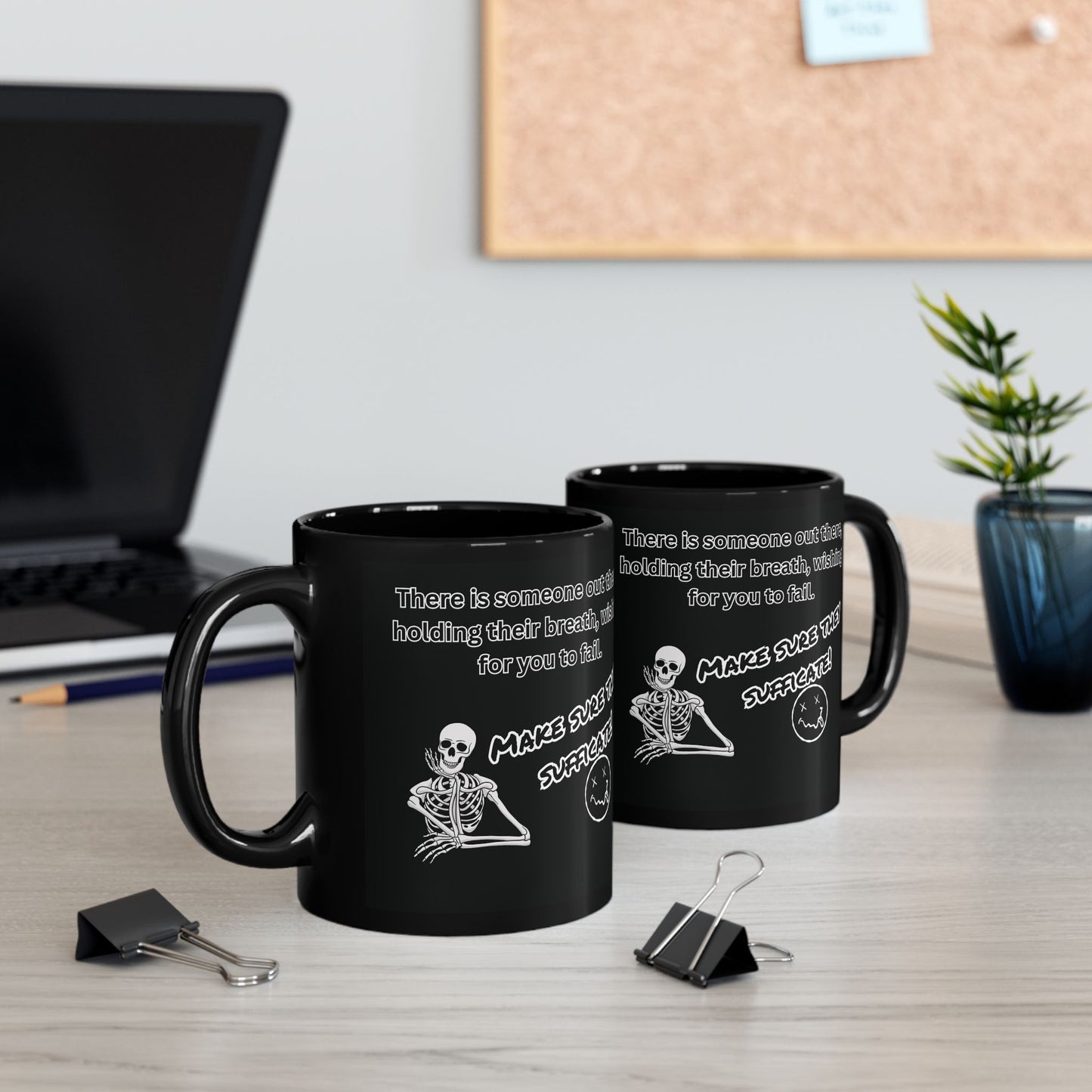Skeleton, Black Mug (11oz, 15oz)
