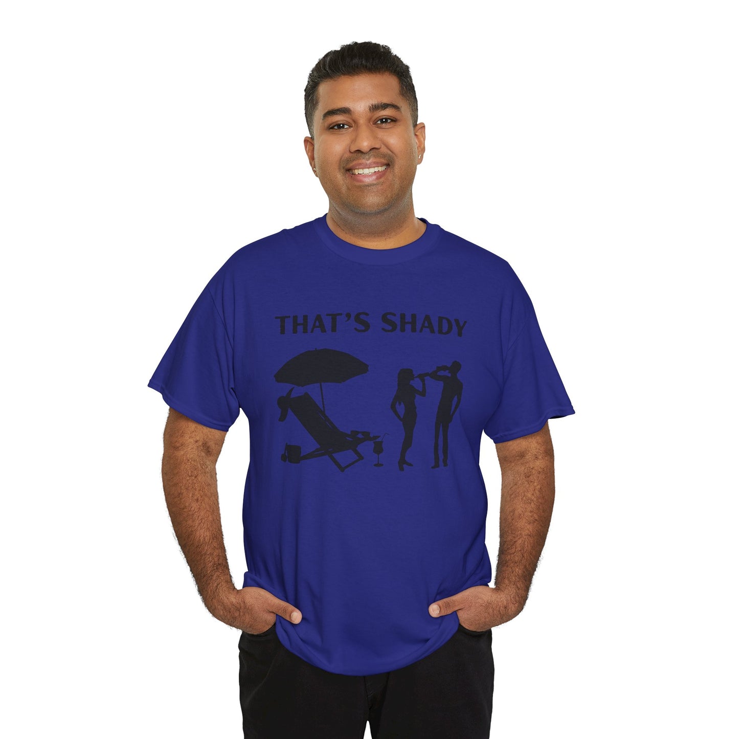 Funny Summer Tee, That's Shady Quote T-Shirt, Beach Dad Gift, Pool Party Outfits, Vacation Humor Tee, Unisex Cotton Shirt