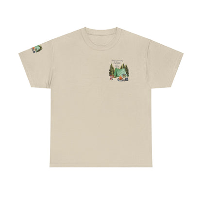 Fucking In Tents  - Outdoor Adventure Camping Tee - Unisex Heavy Cotton Shirt with Nature Design