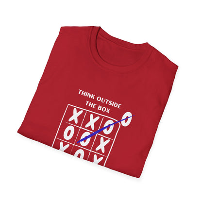 Think Outside the Box Unisex T-Shirt - Creative & Motivational Graphic Tee